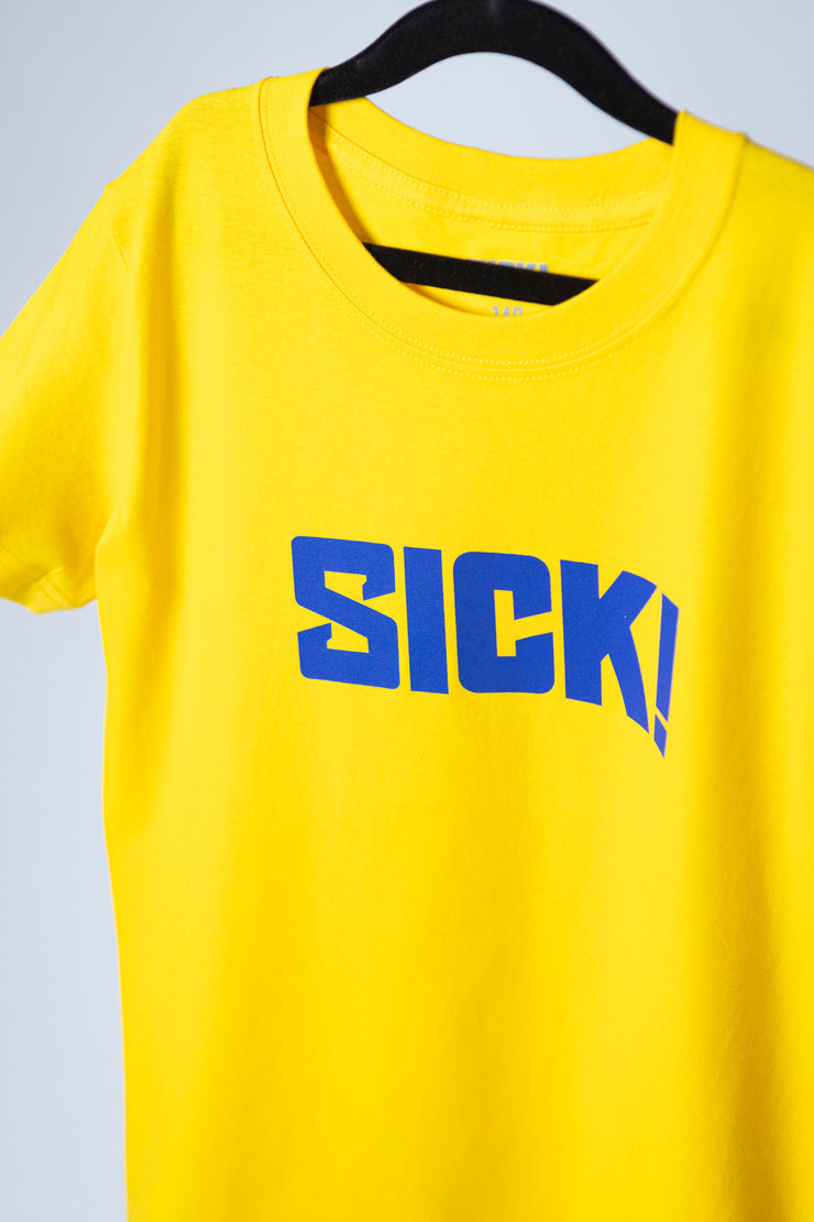 SICK! Kids Classic T-Shirt "Sunflower Yellow"