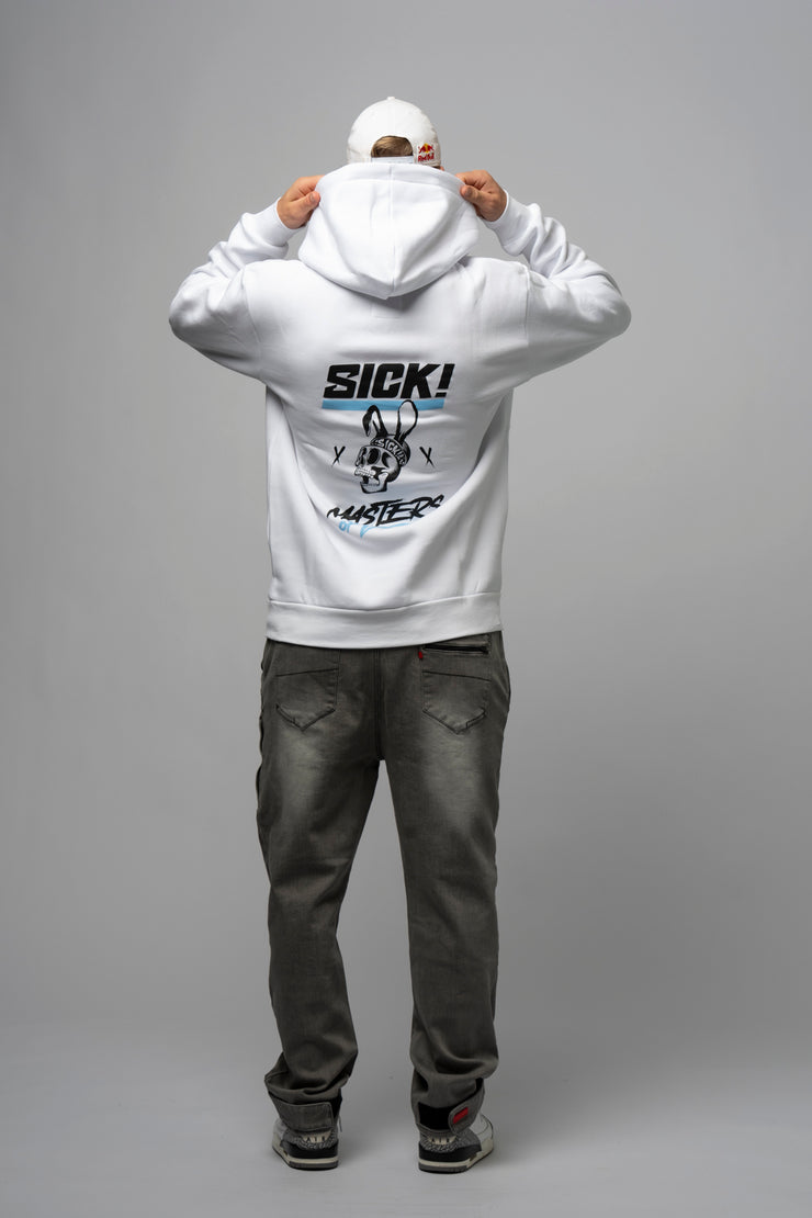 SICK! x M.O.D Collab Retro Hoodie - White Edition