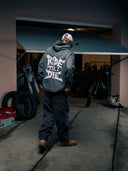 RIDE 'TIL I DIE HOODIE  GREY