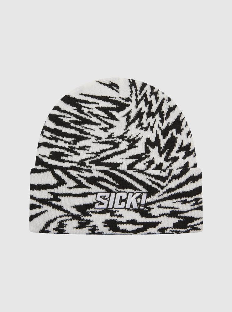 SICK! Beanie "Zebra Shock"