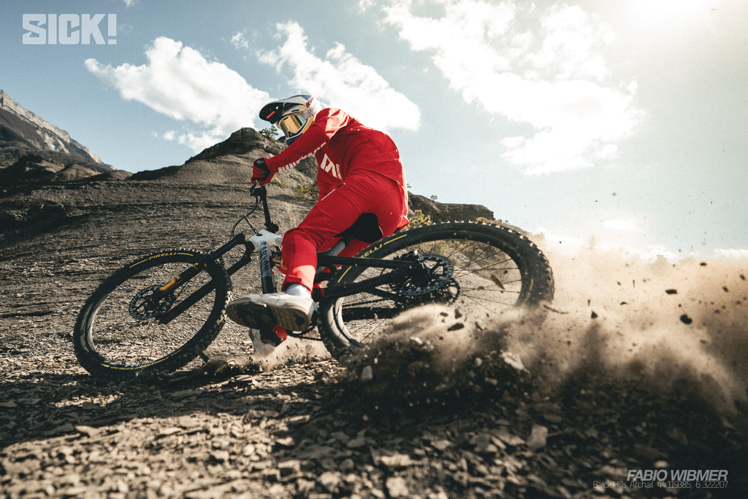 mountainbike poster fabio wibmer Aluminium composite panel