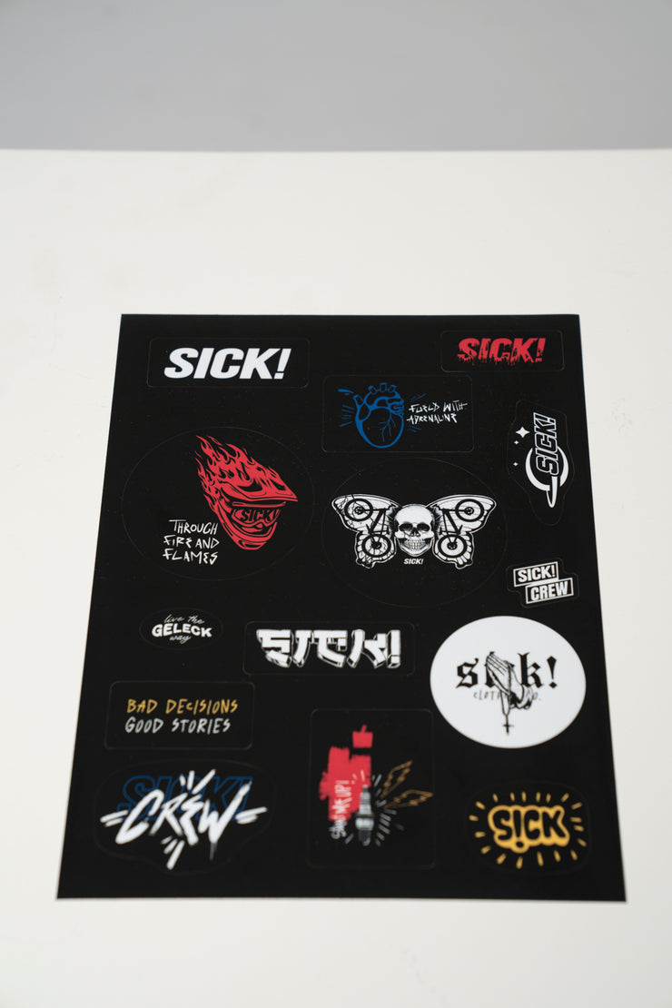 Sick! Stickersheet "Inked Edition"